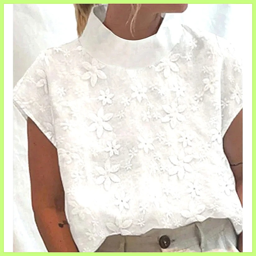 قميص نسائي من القطن والكتان، ب - مراجعة Shirts وسعره