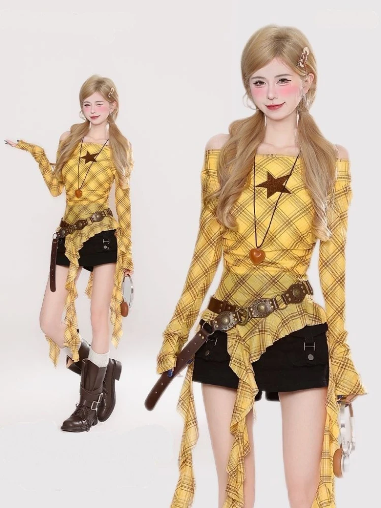 تي شيرت نسائي بتصميم Y2K كاروه - مراجعة Shirts وسعره