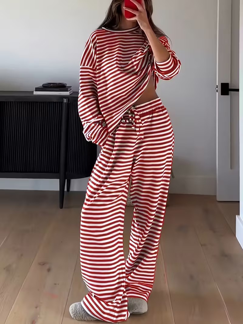 طقم نسائي جديد لخريف وشتاء 202 - مراجعة Shirts وسعره