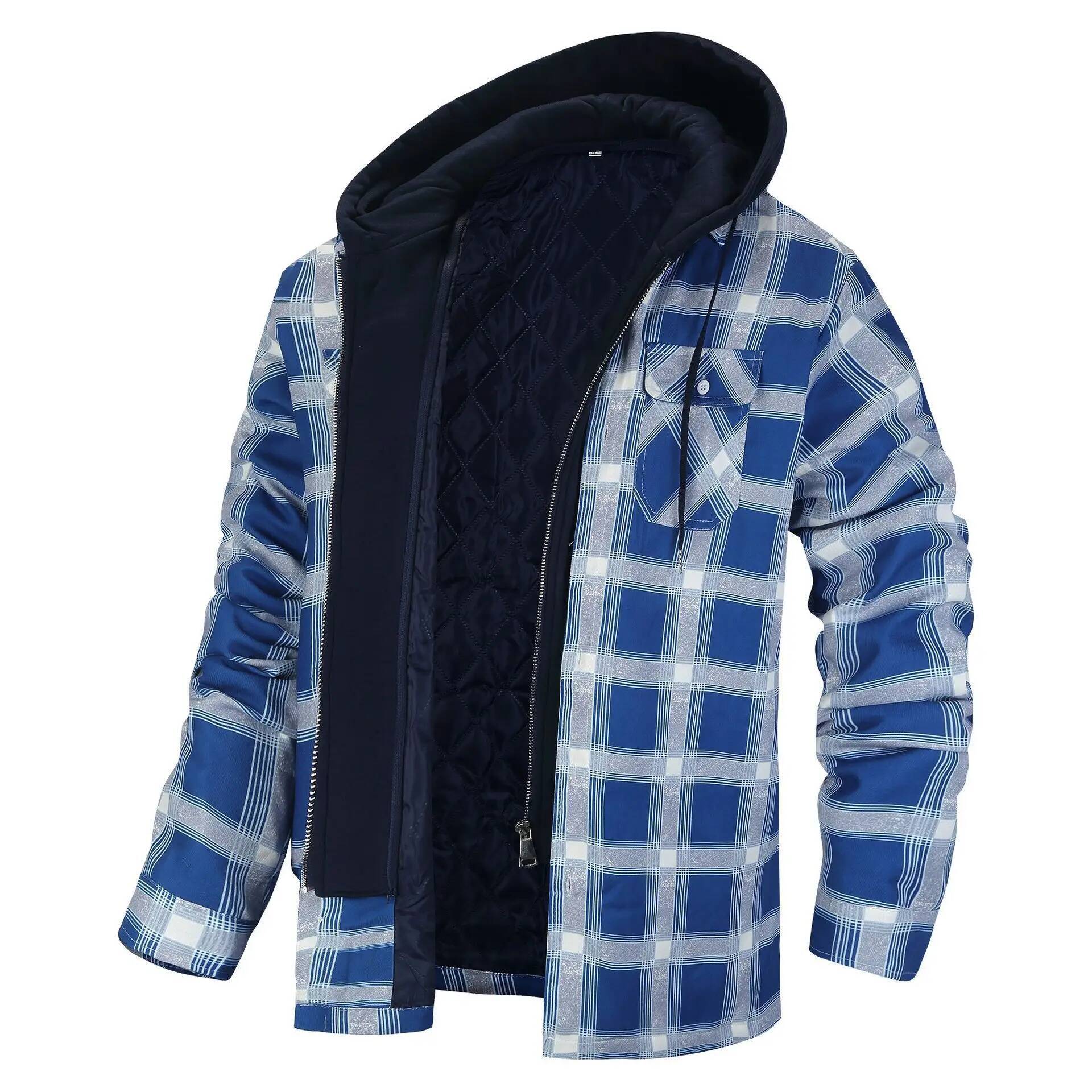 الشتاء الفانيلا منقوشة سترة ال - مراجعة Flannel Plaid Shirt Heavy Weight وسعره