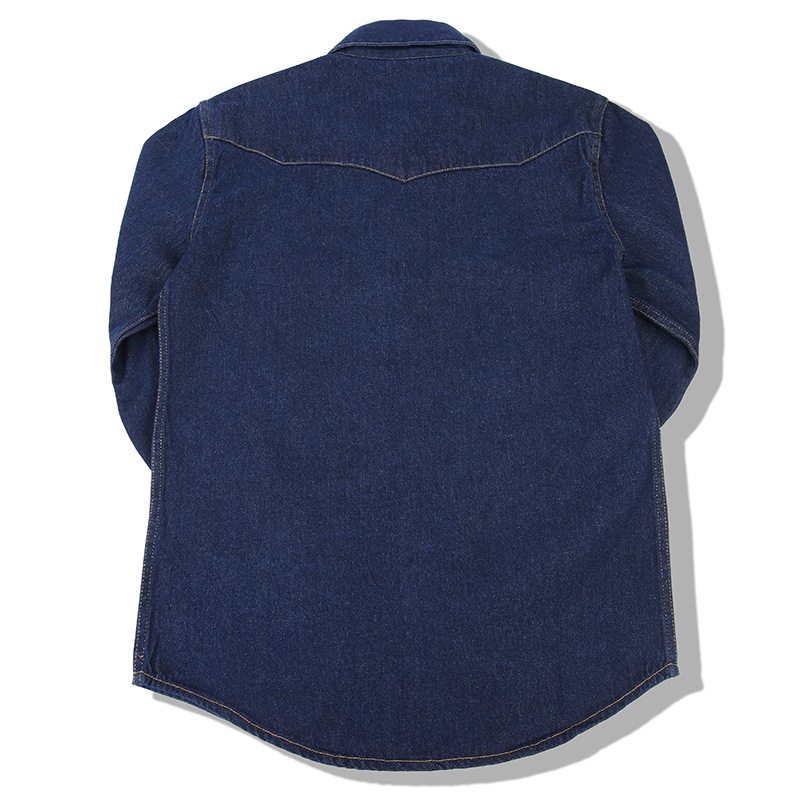 قميص دنيم كلاسيكي بتصميم غربي  - مراجعة Mens Western Denim Pearl Snap Shirt وسعره