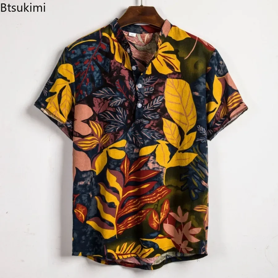 حار بيع الرجال هاواي الأزهار ط - مراجعة Vintage Hawaiian Floral Shirt وسعره