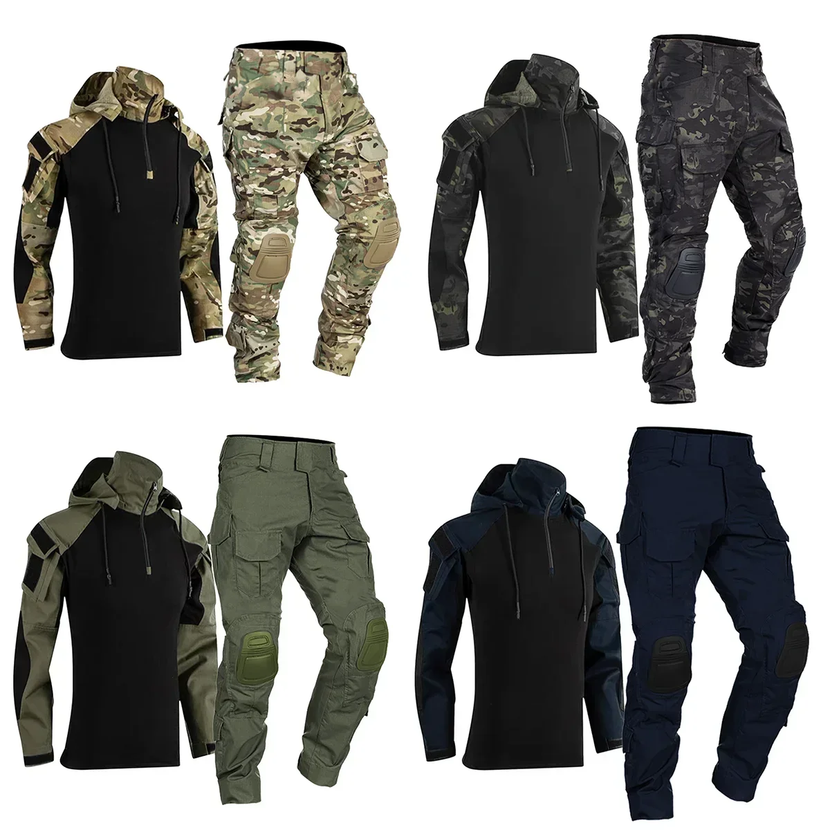 بدلة تكتيكية رجالية للتدريبات  - مراجعة Tactical Military Shirt Cargo وسعره